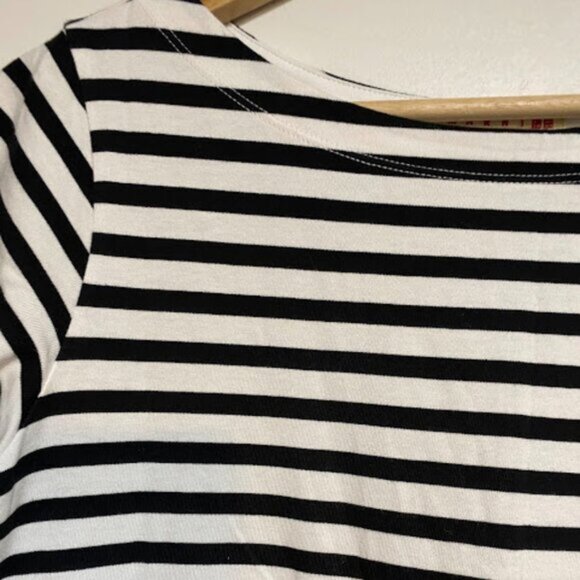 Uniqlo x Marni Striped Boat Neck Women's T-Shirt Dress Size M - Picture 5 of 10